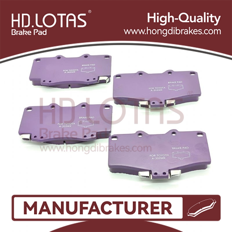 Brake Pad For Passenger Car 04465-60260,04465-YZZAF,04465-35031,04491-35190 for TOYOTA