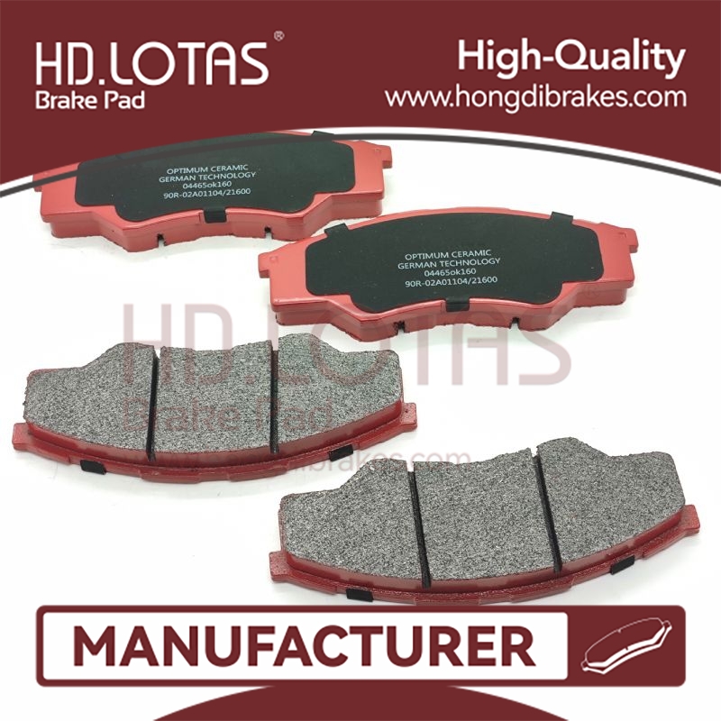 Brake Pad For Passenger Car 04465-OK010,04465-OK160,04465-0k160,GDB7669 for TOYOTA