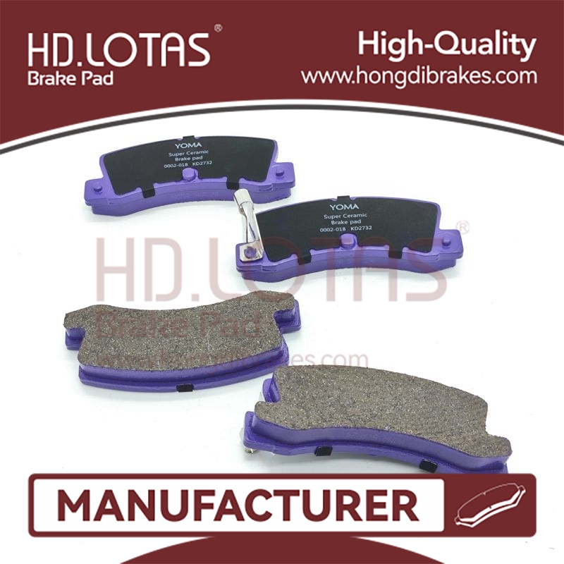 Brake Pad For Passenger Car A-221K,GDB730,GDB3329,D2048M for CHEVROLET,GEO,TOYOTA
